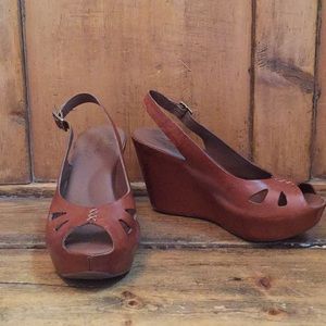 Kork Ease slung-back Wedge sandal